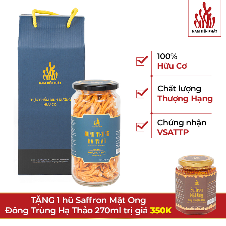 Đông trùng hạ thảo thượng hạng 50g